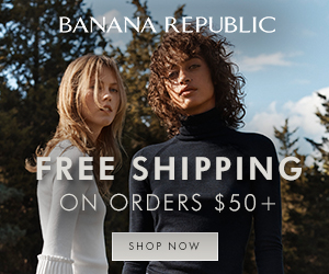 Banana Republic — Free shipping on orders $50+