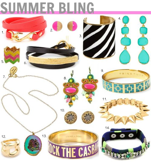 summer bling - so much to smile about